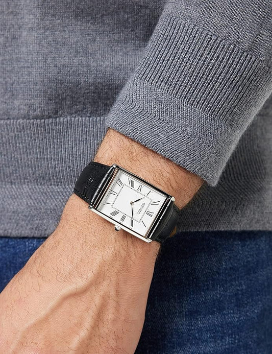 Seiko Essentials Black Cuir - SWRO49
